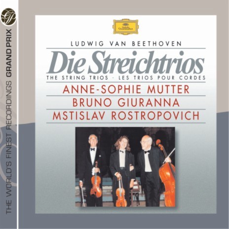 Beethoven: String Trio in D Major, Op. 9, No. 2 - 1. Allegretto ft. Bruno Giuranna & Mstislav Rostropovich | Boomplay Music