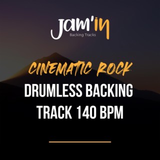 Cinematic Rock Drumless Backing Track 140 BPM