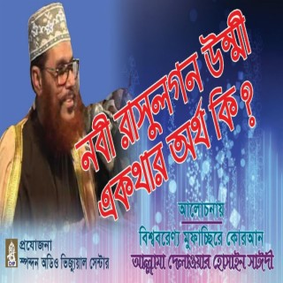 নবী রাসুলগন উম্মী এ কথার অর্থ কি- । সাঈদী । Nobi Rasulgon Ummi E Kothar Ortho Ki - । Sayedee ।