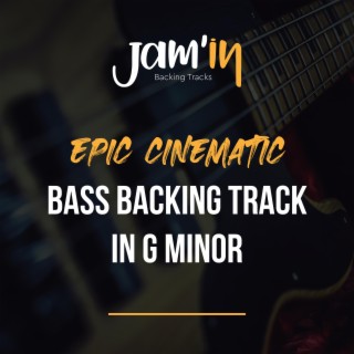 Epic Cinematic Bass Backing Track in G Minor