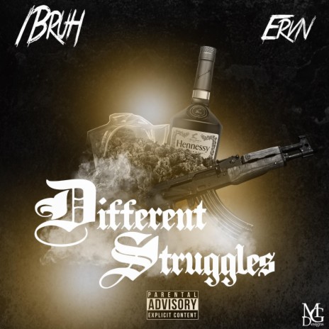 Different Struggles ft. 1BruhCode | Boomplay Music