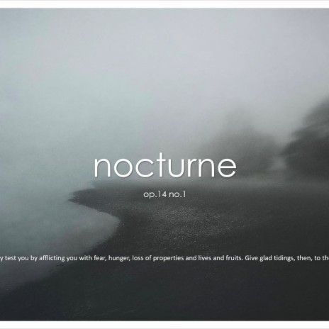 nocturne op.14 no.1 | Boomplay Music