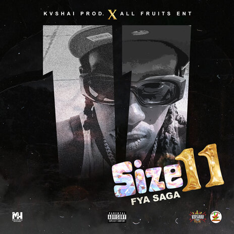 SIZE 11 (Official Audio) ft. Kvshai | Boomplay Music