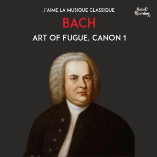 Art of fugue Canon Fugue 1