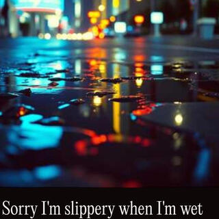 Sorry I'm slippery when I'm wet