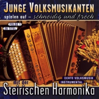 Junge Volksmusikanten spielen auf - schneidig und frech mit der steirischen Harmonika