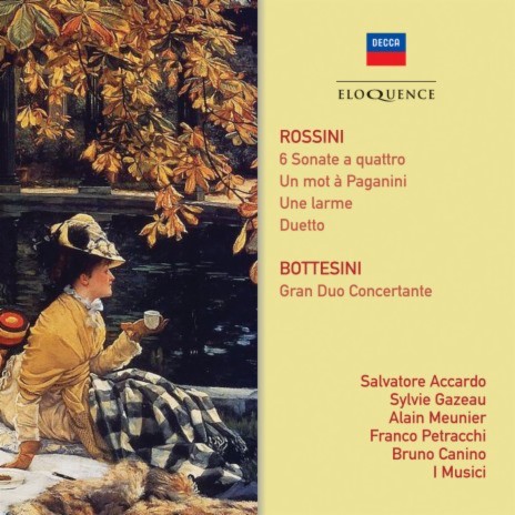 Rossini: Sonata a quattro No. 2 in A Major - 3. Allegro ft. Sylvie Gazeau, Alain Meunier & Franco Petracchi | Boomplay Music