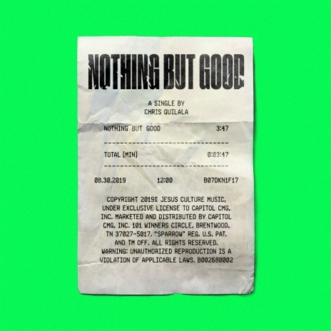 Nothing But Good | Boomplay Music