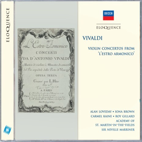 Vivaldi: 12 Concertos, Op. 3 "L'estro armonico", Concerto No. 10 for 4 Violins and Cello in B Minor, RV 580 - II. Largo - Larghetto ft. Carmel Kaine, Iona Brown, Roy Gillard, Kenneth Heath & Christopher Hogwood | Boomplay Music