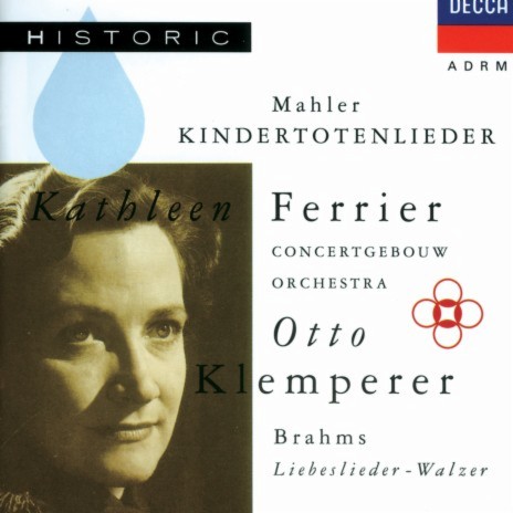 Mahler: Kindertotenlieder: Wenn dein Mütterlein ft. Royal Concertgebouw Orchestra & Otto Klemperer | Boomplay Music