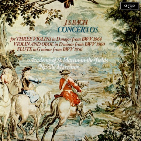 J.S. Bach: Concerto for 3 Harpsichords, Strings & Continuo No. 2 in C Major, BWV 1064 - Arr. Hogwood for 3 Violins: 2. Adagio ft. Ronald Thomas, Richard Studt, Academy of St Martin in the Fields & Sir Neville Marriner | Boomplay Music