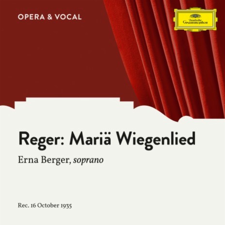 Reger: Schlichte Weisen, Op. 76 - Mariä Wiegenlied (Mary's Lulluby) ft. Staatskapelle Berlin & Wolfgang Martin | Boomplay Music