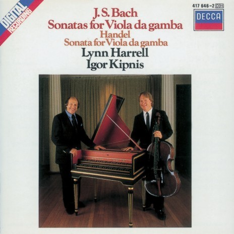 J.S. Bach: Sonata For Viola Da Gamba And Harpsichord No. 2 In D, BWV 1028 - 1. Adagio ft. Igor Kipnis | Boomplay Music