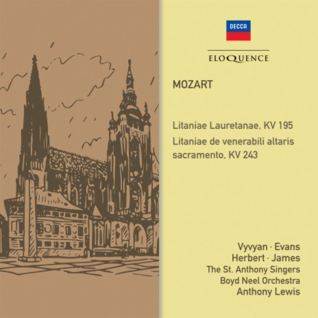 Mozart: Litaniae de venerabili altaris sacramento in E flat, K.243 - 8. Pignus futurae gloriae ft. Boyd Neel Orchestra & Anthony Lewis | Boomplay Music