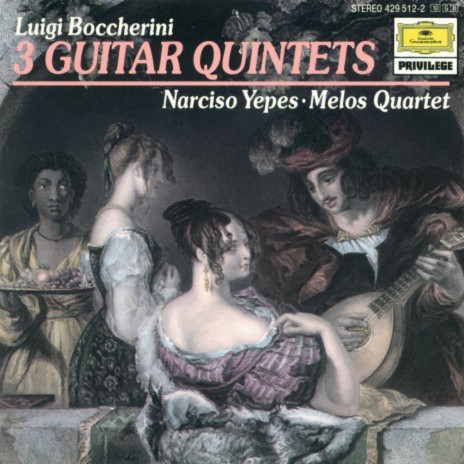 Boccherini: Quintet No. 7 for Guitar and Strings in E Minor, G. 451 - I. Allegro moderato ft. Melos Quartett | Boomplay Music