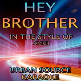 Hey Brother (In The Style Of Avicii)