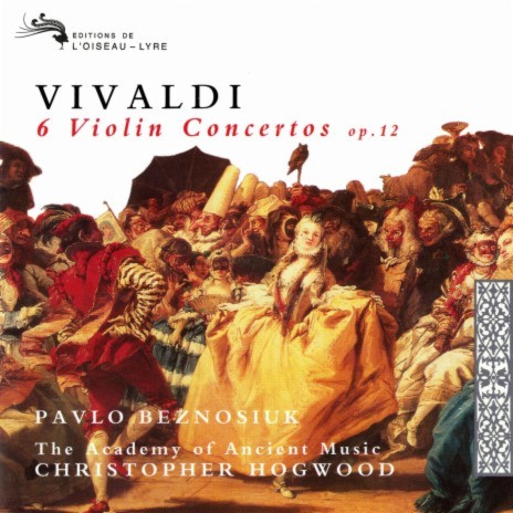 Vivaldi: Concerto for Violin and Strings in D , Op. 12/3 , RV 124 - 3. Allegro ft. Academy of Ancient Music & Christopher Hogwood | Boomplay Music