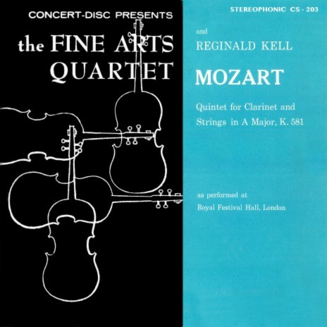 Clarinet Quintet in A Major, K. 581: III. Menuetto ft. Reginald Kell | Boomplay Music