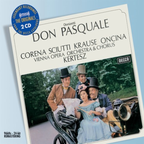 Donizetti: Don Pasquale / Act 1: "Son nov'ore" ft. Tom Krause, Orchester der Wiener Staatsoper & István Kertész | Boomplay Music