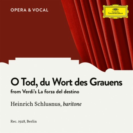 Verdi: La forza del destino / Act 3 - "O Tod, du Wort des Grauens" (Sung in German) ft. Staatskapelle Berlin & Julius Prüwer | Boomplay Music