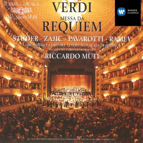 Messa da Requiem: VII. Rex tremendae ft. Cheryl Studer, Coro del Teatro alla Scala di Milano, Dolora Zajic, Luciano Pavarotti & Samuel Ramey | Boomplay Music