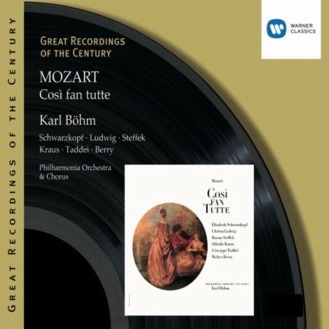 Così fan tutte, K. 588, Act 1: Finale. Ah, che tutto in un momento (Fiordiligi, Dorabella, Ferrando, Guglielmo, Don Alfonso) ft. Alfredo Kraus, Christa Ludwig, Elisabeth Schwarzkopf, Giuseppe Taddei & Heinrich Schmidt | Boomplay Music