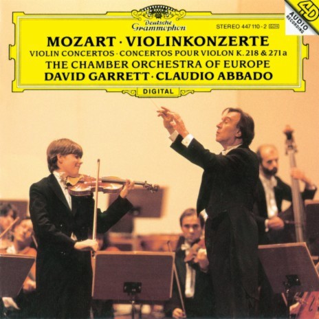 Mozart: Violin Concerto No. 4 in D Major, K. 218 - III. Rondeau. Andante grazioso - Allegro ma non troppo (Cadenza: Garrett) ft. Chamber Orchestra of Europe & Claudio Abbado | Boomplay Music