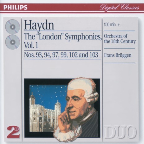 Haydn: Symphony No. 99 In E flat major, Hob.I:99: 2. Adagio ft. Frans Brüggen | Boomplay Music