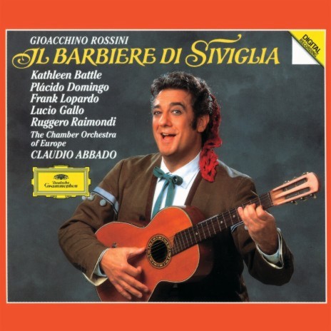 Rossini: Il barbiere di Siviglia, Act I - No. 2, Aria. Largo al factotum - Recit. Ah, ah! che bella vita! ft. Plácido Domingo, Frank Lopardo, Lucio Gallo, Chamber Orchestra of Europe & Claudio Abbado | Boomplay Music