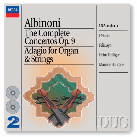 Albinoni: Concerto for 2 Oboes in C Major, Op. 9 No. 9: II. Adagio, non troppo ft. Maurice Bourgue, I Musici & Maria Teresa Garatti | Boomplay Music