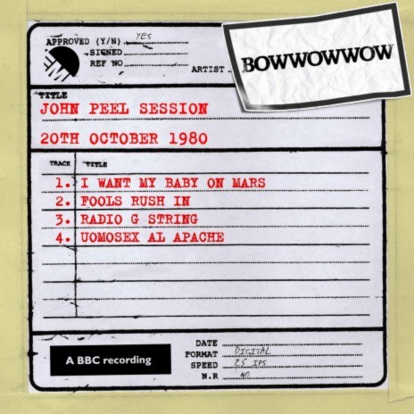 Uomosex Al Apache (John Peel Session) | Boomplay Music