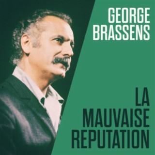 George Brassens et sa guitare