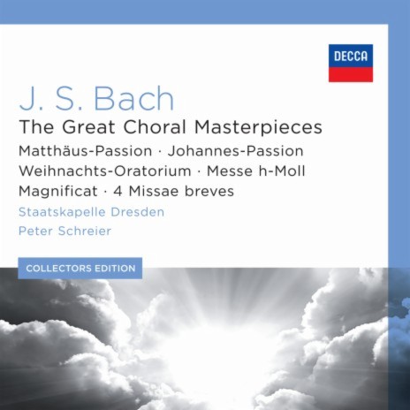 J.S. Bach: St. John Passion, BWV 245 / Part One: No.10 Evangelist, Ancilla, Petrus, Jesus, Servus: "Derselbige Jünger war dem Hohenpriester bekannt" ft. Andrea Ihle, Egbert Junghanns, Robert Holl, Ekkehard Wagner & Staatskapelle Dresden | Boomplay Music