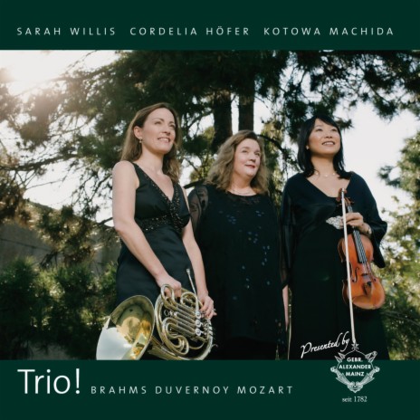 Trio für Klavier, Violine und Horn, Eb-Dur, KV 386c: III. Rondo. Allegro ft. Cordelia Hoefer & Kotowa Machida | Boomplay Music