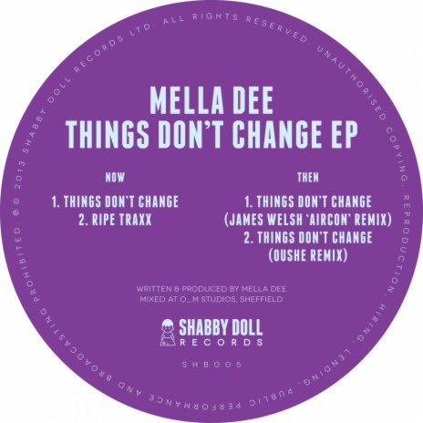 Things Don't Change (James Welsh 'Aircon' Remix) | Boomplay Music