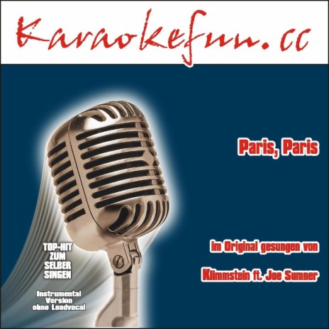 Paris Paris (Instrumental / Karaoke) | Boomplay Music