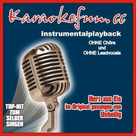 Herz aus Eis - Instrumental - Karaoke (Instrumental - Karaokeversion ohne Chöre im Stil des Originalinterpreten)