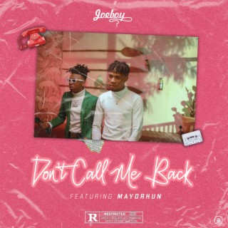 Don't call me back