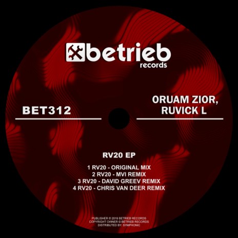RV20 (Chris Van Deer Remix) ft. Ruvick L