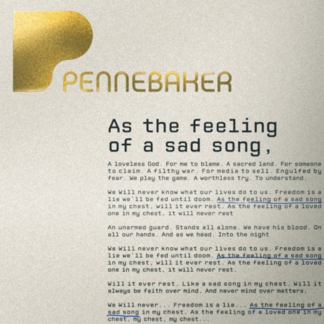 As the Feeling of a Sad Song | Boomplay Music