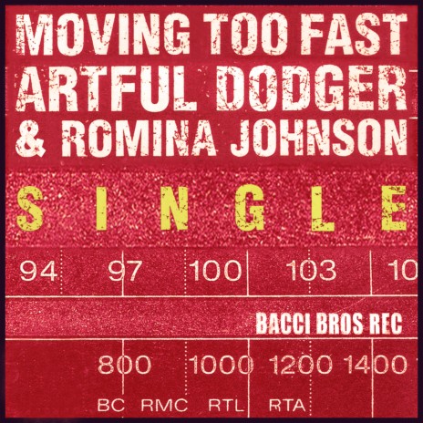 Moving Too Fast - Radio Edit ft. Romina Johnson | Boomplay Music