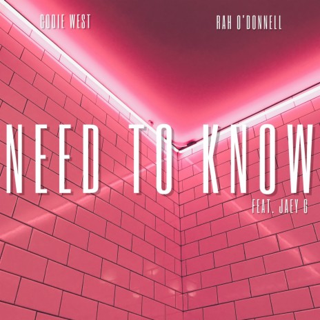 Need To Know ft. Rah O'donnell & JAEY G | Boomplay Music