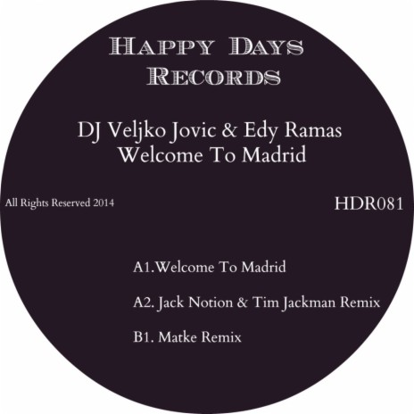 Welcome To Madrid (Matke Remix) ft. Edy Ramas | Boomplay Music