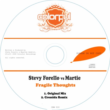 Fragile Thoughts (Original Mix) ft. Martie | Boomplay Music