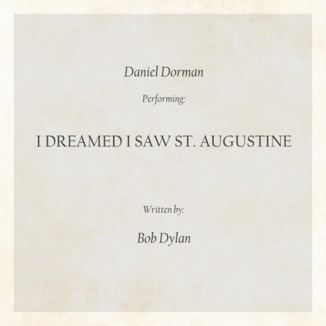 I Dreamed I Saw St. Augustine | Boomplay Music